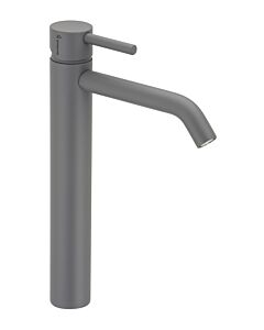 Herzbach Deep Grey Waschtischarmatur 23.203200.3.06 L-Size, mit erhöhtem Schaft, ohne Ablaufgarnitur, grau matt