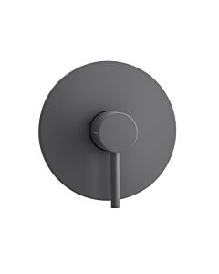 Herzbach Ensemble de montage final Deep Grey 23.210550. mitigeur de douche 2000 .06, encastré, gris mat