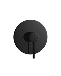 Herzbach Deep Black trim set 23.210550. 2000 .12 black matt, for concealed shower mixer