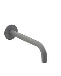 Herzbach Deep Grey Wandauslauf 23.451400.2.06 240 mm, mit Wandrosette d= 65mm, grau matt