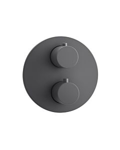Herzbach Deep Gray final assembly set 23.503050. 2000 .06 for 2 Verbraucher , concealed thermostat, matt grey