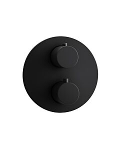 Herzbach Deep Black finish set 23.503050. 2000 .12 2 Verbraucher , matt black, shower thermostat