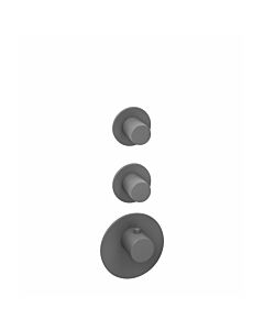 Herzbach Ensemble de montage final Deep Grey 23.522010. module de thermostat 2000 .06 Universal , gris mat
