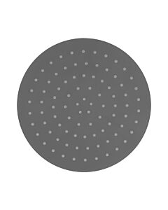 Herzbach Deep Gray rain shower 23.600250. 2000 .06 250 mm, for ceiling or wall bracket, matt grey