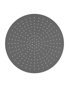Herzbach Deep Gray rain shower 23.600300. 2000 .06 300 mm, for ceiling or wall bracket, matt grey