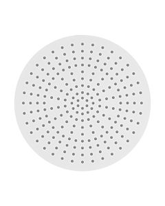 Herzbach Deep White overhead shower 23.600300. 2000 .07 300 mm, for ceiling or wall bracket, matt white