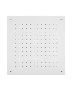 Herzbach Deep White douche de tête 23.638000.2.07 380 mm, pour montage au plafond, gris mat