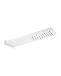 Herzbach Douche de tête Deep White 23.661700. 2000 .07 537 x 165 mm, pour montage mural, blanc mat