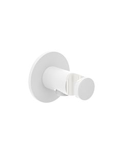 Herzbach Coude de raccordement de douche Deep White 23.685200. 2000 .07 avec porte-cône rigide, blanc mat