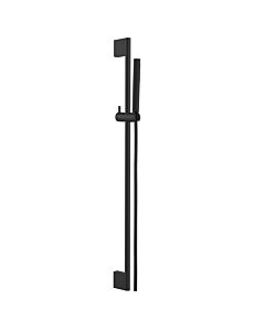 Herzbach barres murales Herzbach noir profond 23.690276. 2000 .12 avec douchette en laiton, noir mat, 900 mm
