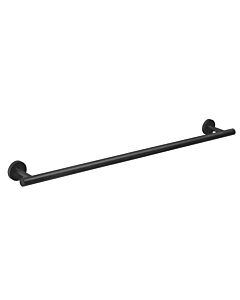 Herzbach noir profond Badetuchhalter 23.816000. 2000 .12 600 mm, noir mat, fixation murale