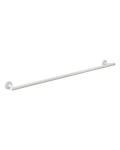 Herzbach Deep White Badetuchhalter 23.816500.1.07 Länge 800 mm, Wandmontage, Befestigung verdeckt, weiß matt