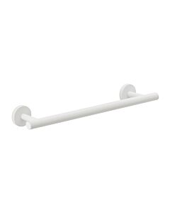 Herzbach Poignée de bain Deep White/ porte-serviettes 23.817000. 2000 .07 300mm, montage mural, fixation invisible, blanc mat