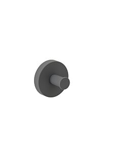 Herzbach Deep Gray towel hook 23.819000. 2000 .06 32 mm, wall mounting, concealed fixings, matt grey
