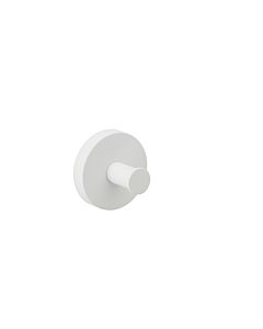 Herzbach Deep White towel hook 23.819000. 2000 .07 32 mm, wall mounting, concealed fixings, matt white