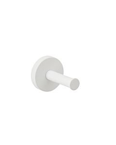 Herzbach Deep White towel hook 23.819500. 2000 .07 62 mm, wall mounting, concealed fixings, matt white