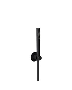 Herzbach Living Spa sept ensemble de cuves 23.914000. support de cône 2000 .12, barre de douche, flexible de douche, noir mat