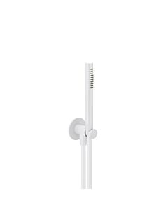 Herzbach Deep White Wannenset 23.914400.1.07 mit Konushalter/Brauseanschlussbogen, weiß matt