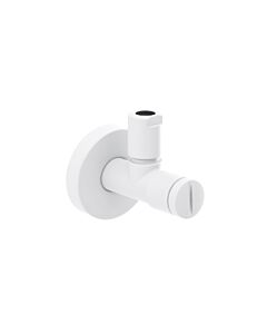 Herzbach Deep White designer angle valve 23.954780. 2000 .07 2000 /2&quot;x3/8&quot;, matt white