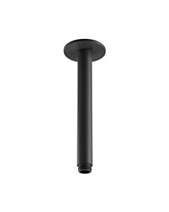 Herzbach Deep Black Deckenarm 23.964820.1.12 200 mm, für Regenbrause, schwarz matt