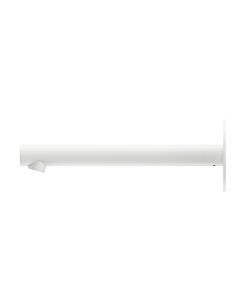 Herzbach Siro wall spout 30.120200. 2000 .07 round straight, matt white