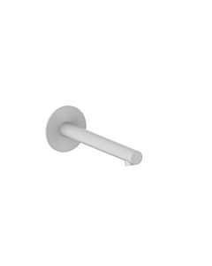 Herzbach Siro wall spout 30.120200. 2000 .07 round straight, matt white