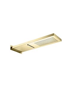 Herzbach LIVING SPA douche à effet pluie murale 30.661600.2.03 537x165mm pluie/surtension PVD or