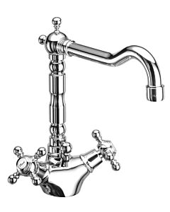Herzbach Anais Classic Armatur 32454000205 bronze, mit Ablaufgarnitur, Waschtischarmatur