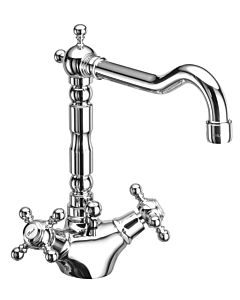 Herzbach Anais Classic Armatur 32454000205 bronze, mit Ablaufgarnitur, Waschtischarmatur