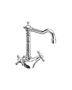 Herzbach Anais Classic two- Herzbach Anais Classic 32.471000.2.01 chrome, swiveling spout