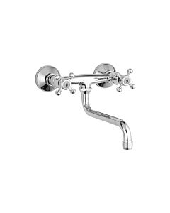 Herzbach Anais Waschtischarmatur 32473000101 chrom, schwenkbarer Rohrauslauf 180 mm