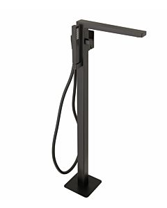 Herzbach Deep Black final assembly set 36.220207. 2000 .12 for bath filler column, floor-standing, matt black