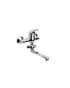 Herzbach Largo Wannenarmatur 52142000101 chrom, Auslauf 300 mm schwenkbar