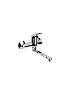 Herzbach Largo Waschtischarmatur 52144000101 chrom, Aufputz, Auslauf 200 mm