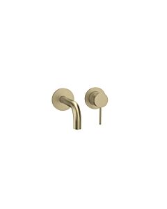 Herzbach MODUL7 Waschtisch-Armatur 70.701602.1.41 Fertigset 160mm Brass Steel