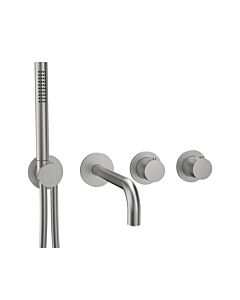 Herzbach MODUL7 Thermostat Fertigset 70.702011.1.09 2 Verbraucher mit Auslauf Edelstahl