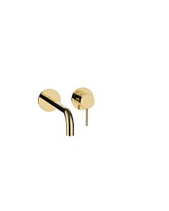 Herzbach MODUL7 Waschtisch-Armatur 70.702402.1.03 Fertigset 240mm PVD Gold