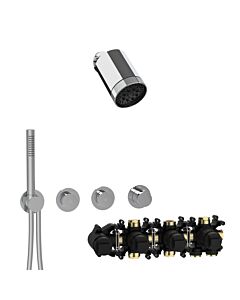 Herzbach MODUL7 Kit thermostat PUSH P-SP3 70.702723. 2000 .01 SPOT Multi Chrome