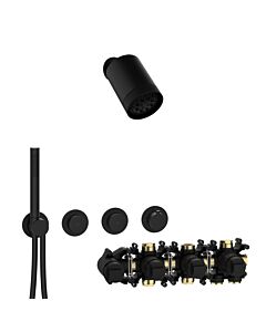 Herzbach MODUL7 Kit thermostat PUSH P-SP3 70.702723. 2000 .12 SPOT Multi Noir mat