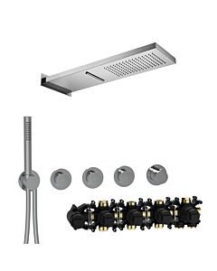 Herzbach MODUL7 Ensemble thermostatique PUSH P-MU2 70.703713. 2000 .01 537x165mm Multi 2 Chromé