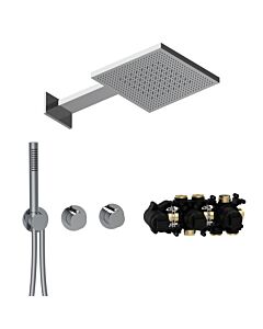 Herzbach MODUL7 thermostat set T-TF2 70.703721. 2000 .01 TWIN FLOW chrome