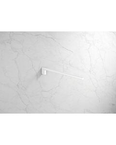 Hewi Système 900 porte-serviettes 900.09.00160 DX acier inoxydable thermolaqué blanc mat foncé, fixe, monobras