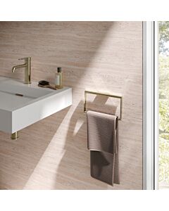 Hewi System 900 towel ring 900.09.00270CK 230x130mm, rectangular, polished brass