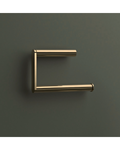Hewi System 900 toilet paper holder 900.21.00070CK 13.5 cm, wall-mounted, opens to the right, polished brass