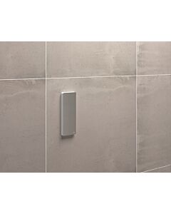 Hewi System 900 mounting plate 900.50.003XA98 for mobile support arms, satin stainless steel, high-gloss polyamide, signal white, with cover