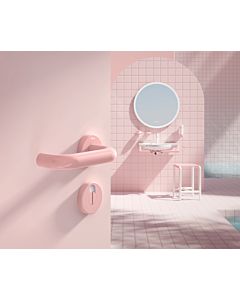 Barbie™ x HEWI Frei-Besetzt-Garnitur B111.001 Türstärke 38bis48mm, m. Notöffnung, rosa