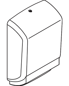 Hewi 477 paper towel Behälter 477.06.6000586 Behälter white translucent, sand