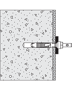 Hewi 801/805 montage BM10.2. 2000 pour support dorsal, 2000 spéciale M 10 x 95