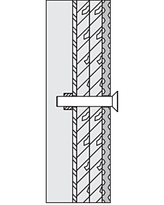 Hewi 801/805 Klappsitz-Befestigung BM23.4 Leichtbauwände mit integrierten Stahl