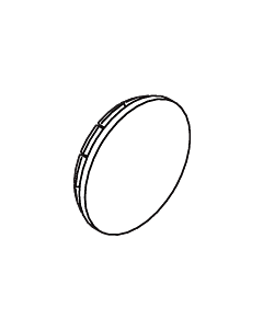 Hewi 801 cache 6855699 d= 23mm, mat, blanc pur